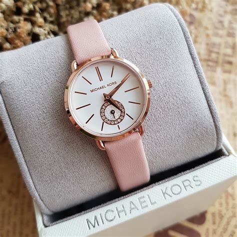 đồng hồ michael kors nữ màu hồng|michael kors nữ.